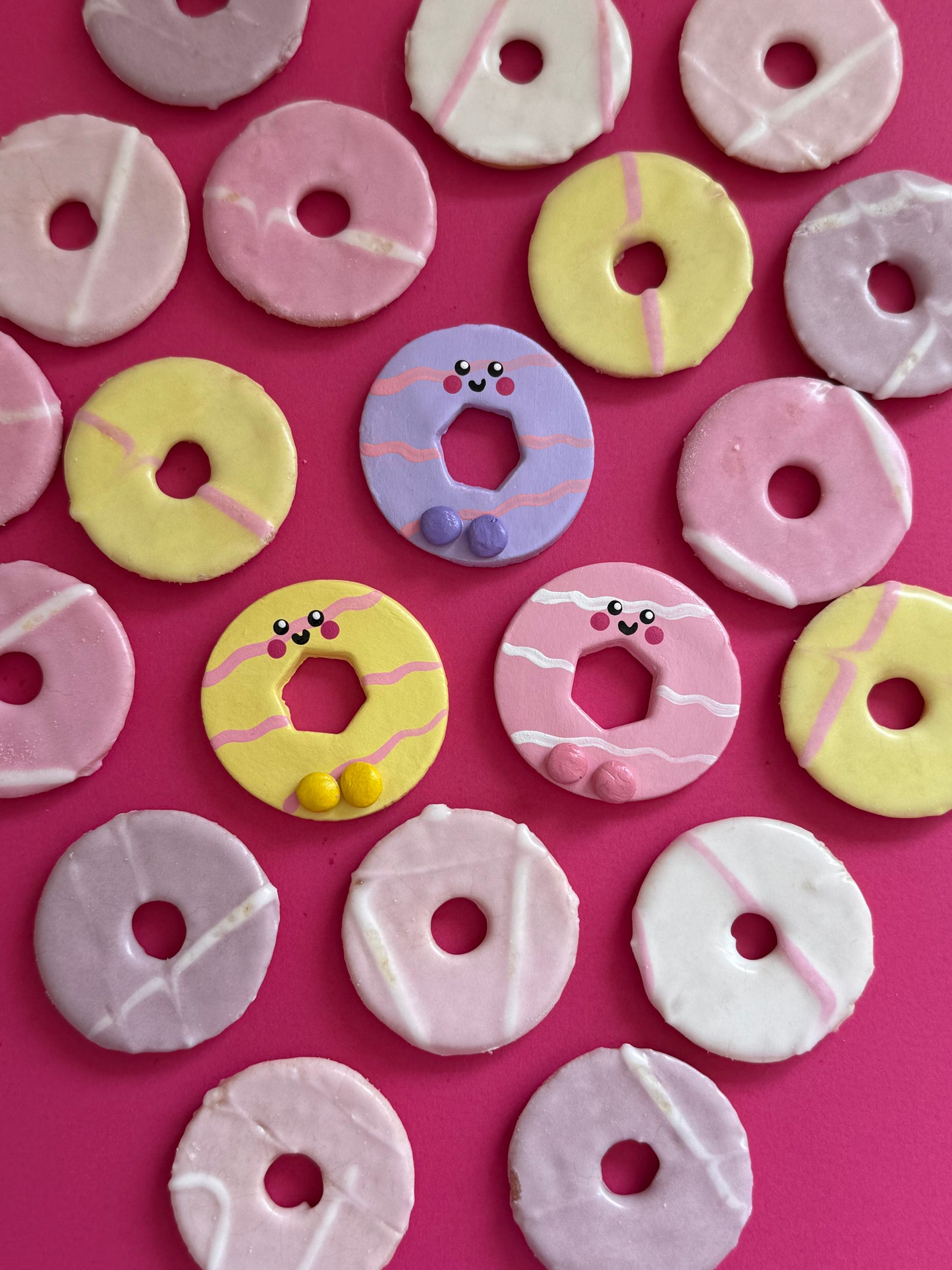 Set of 3 Iced Ring Magnets