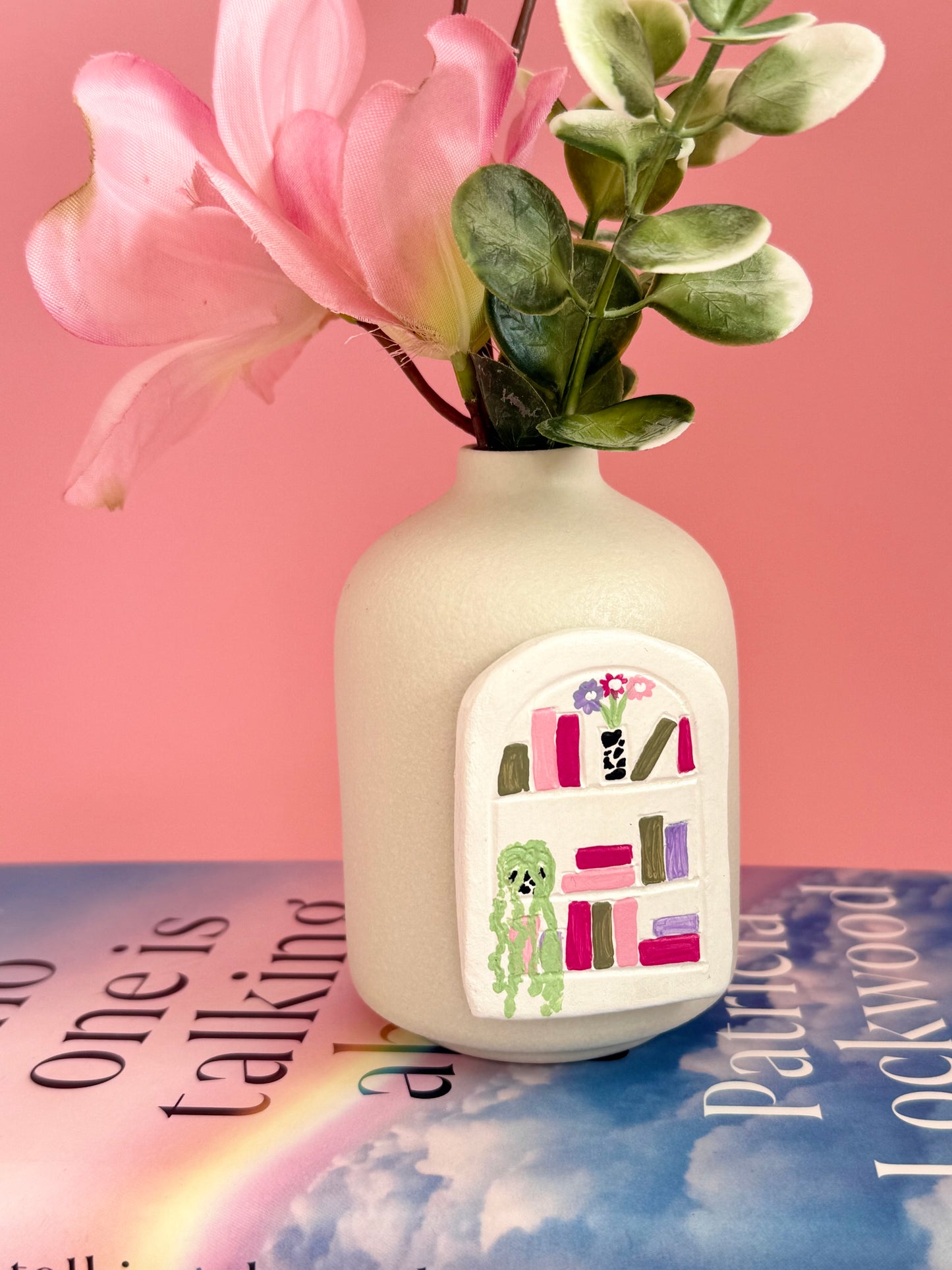 Bookshelf Mini Bud Ceramic Vase