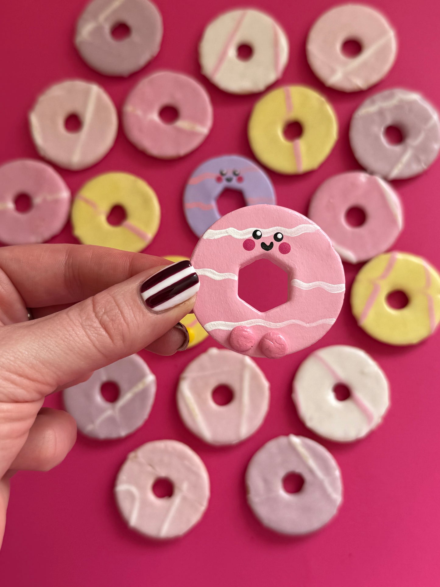 Set of 3 Iced Ring Magnets