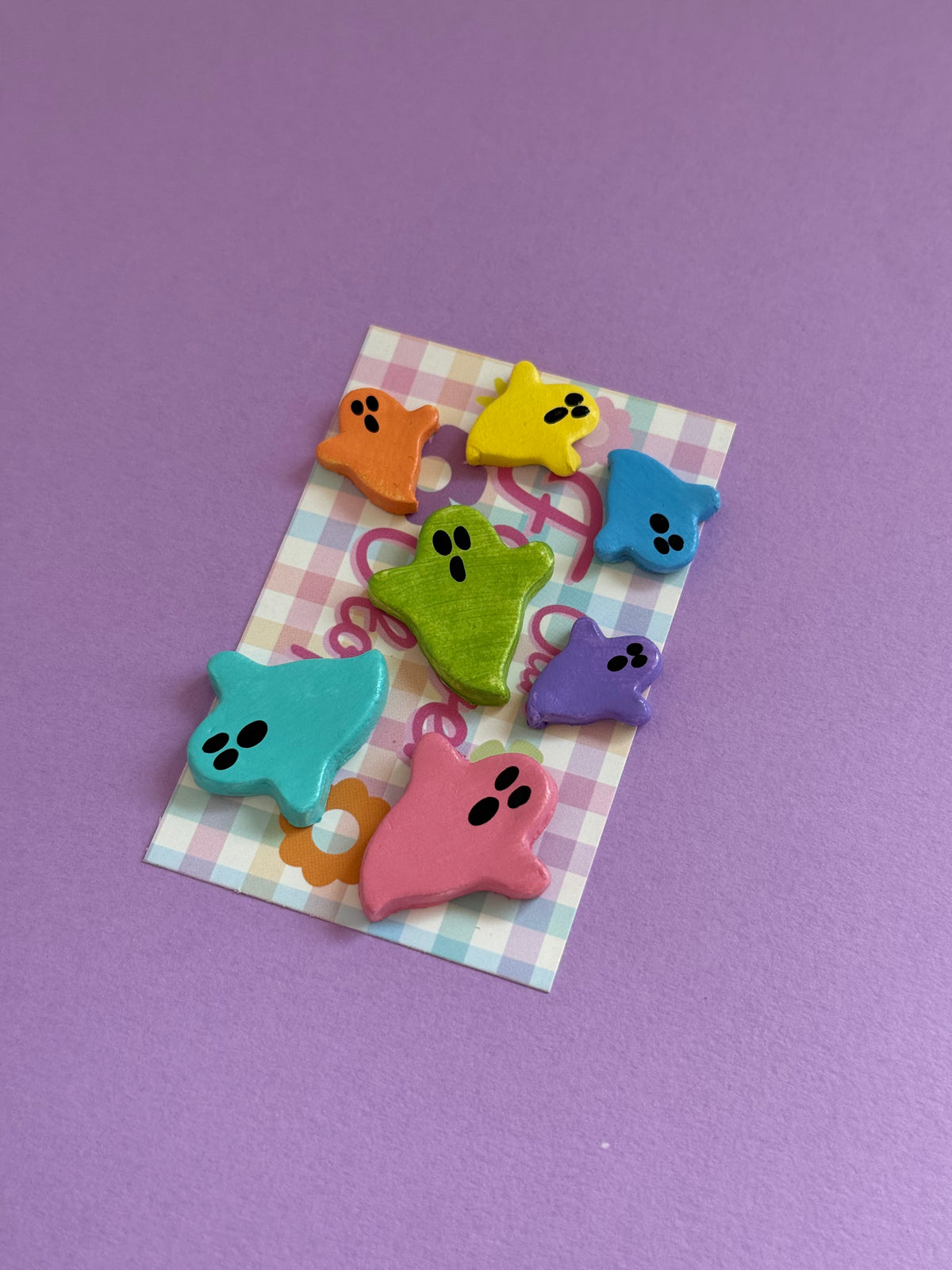 Rainbow Ghosts Magnet Set