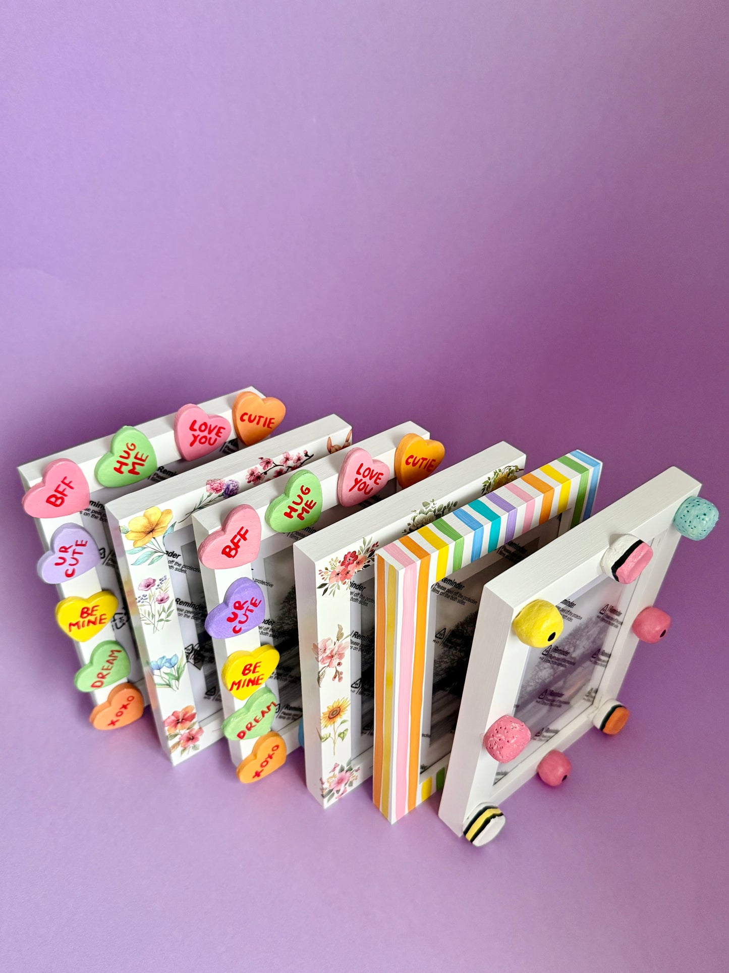 Rainbow Stripe Photo Frame