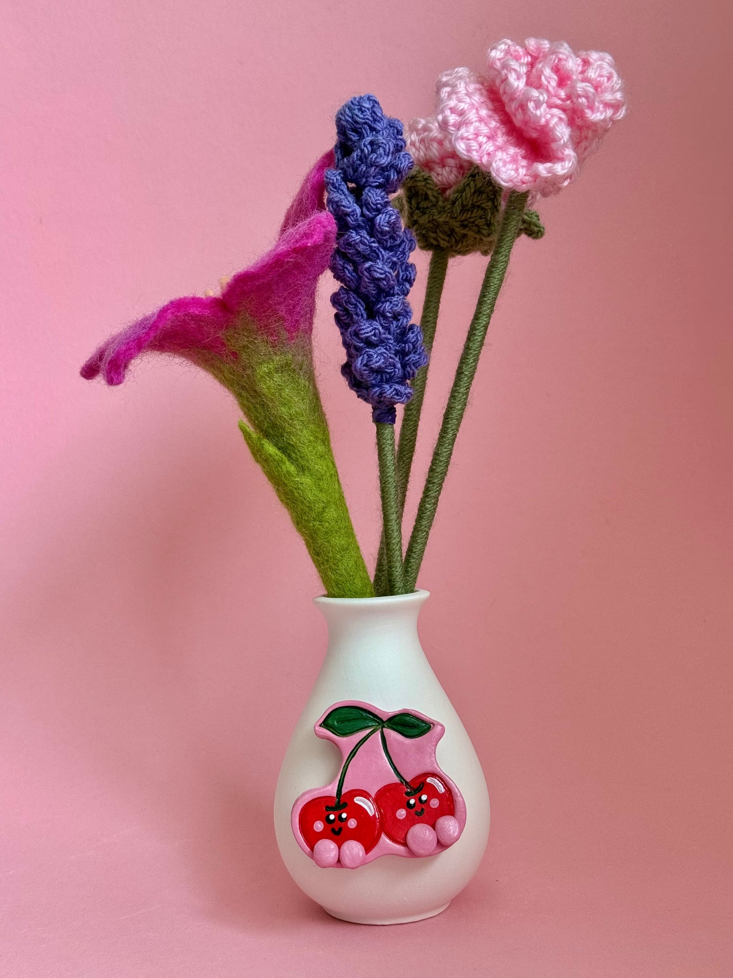 Twin Cherries BUDdy Vase