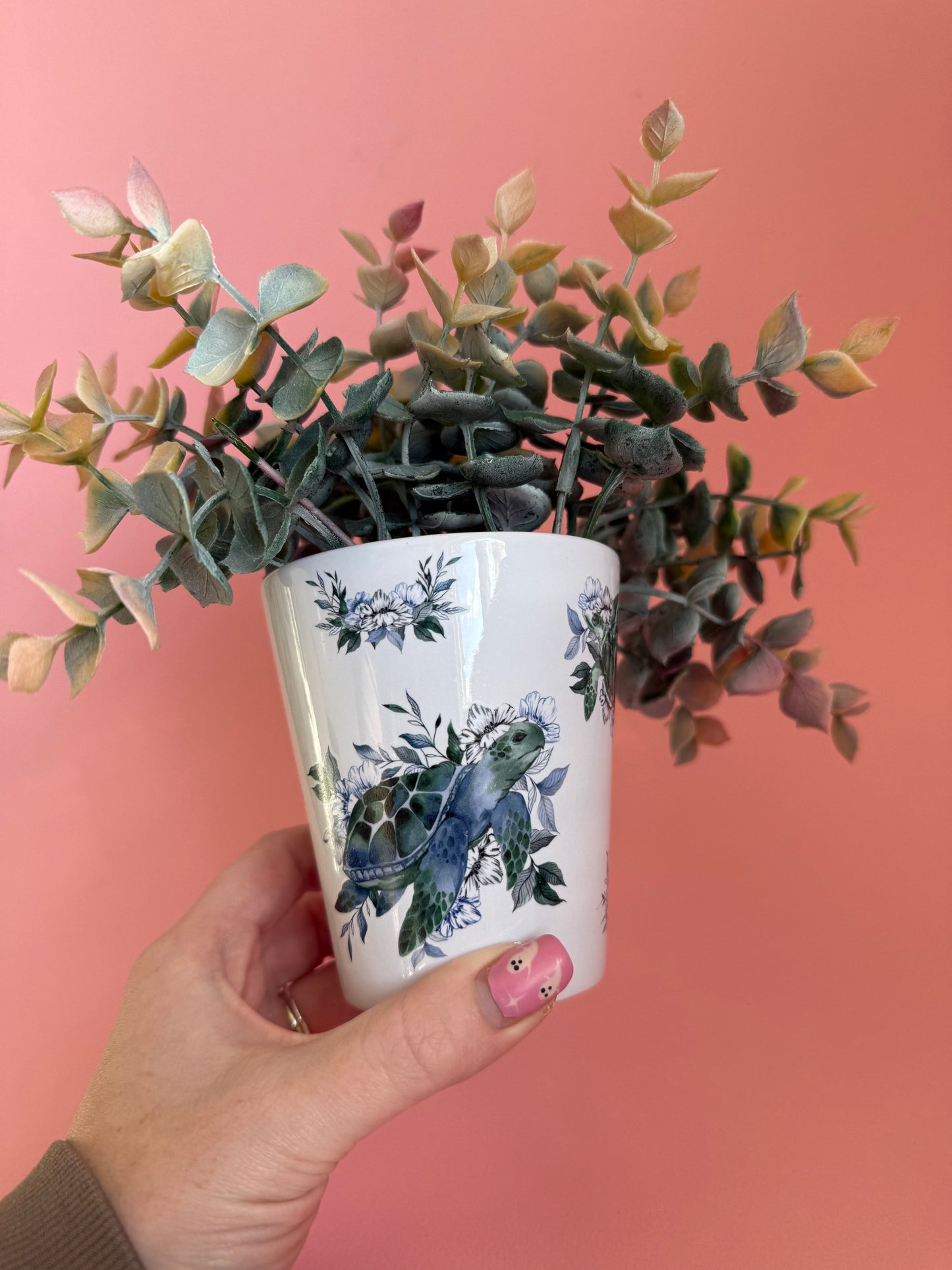 Seconds sale Sea Turtle Plant Pot