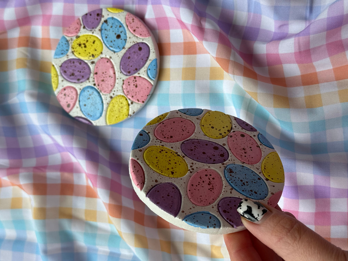 Mini Eggs Coaster Set of 2