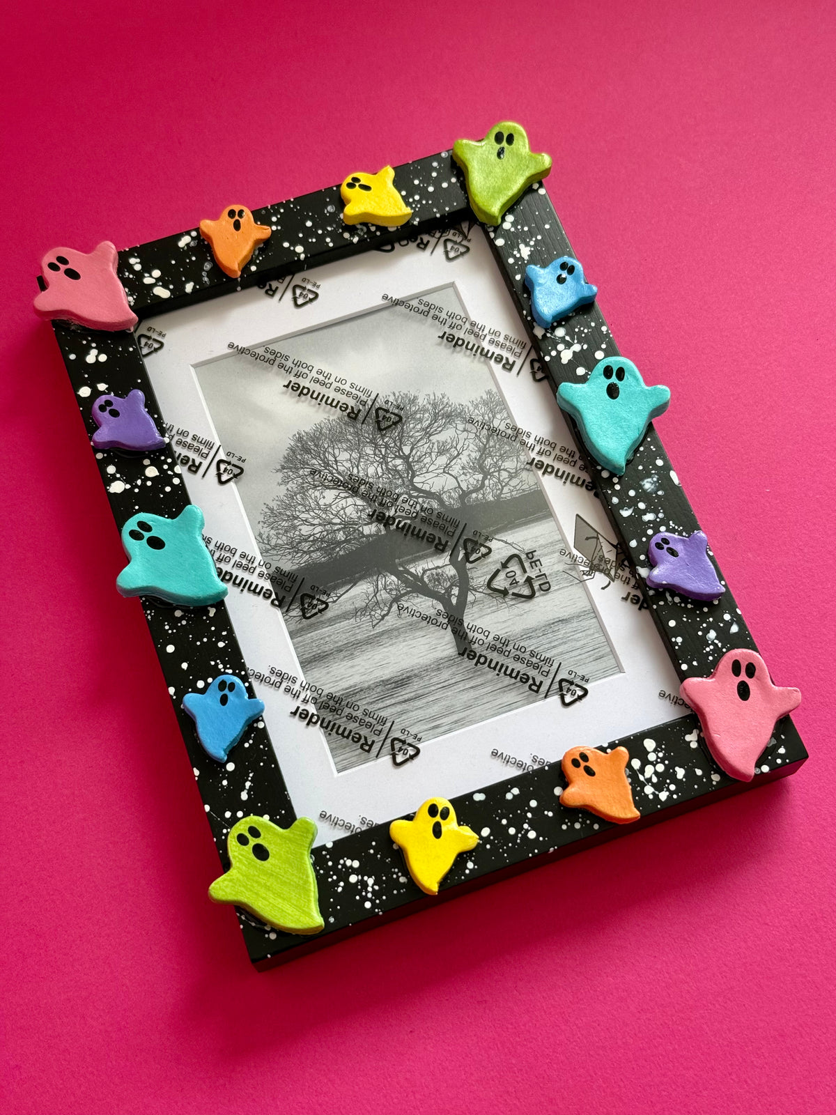 Rainbow Ghost Photo Frame
