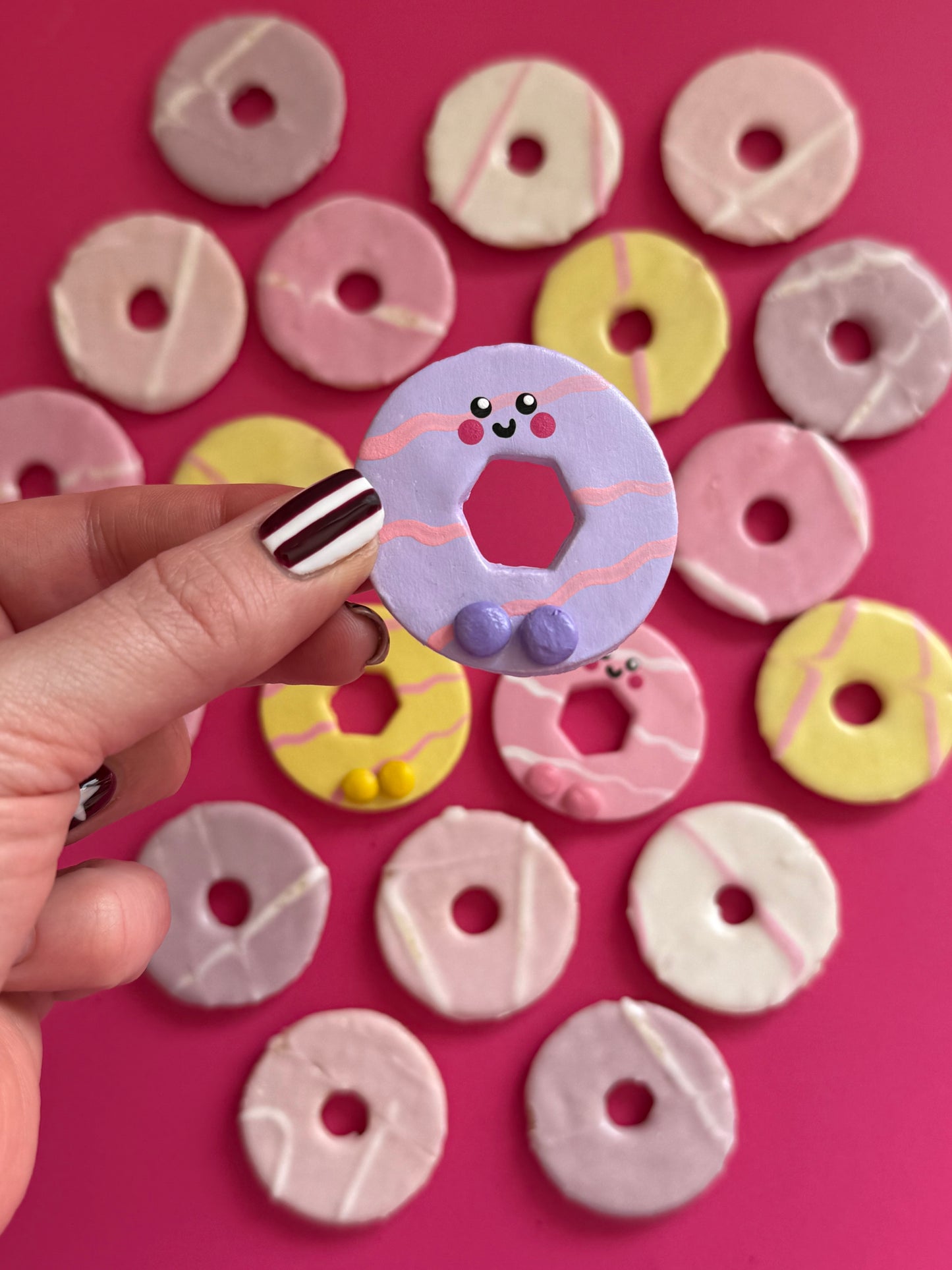 Set of 3 Iced Ring Magnets