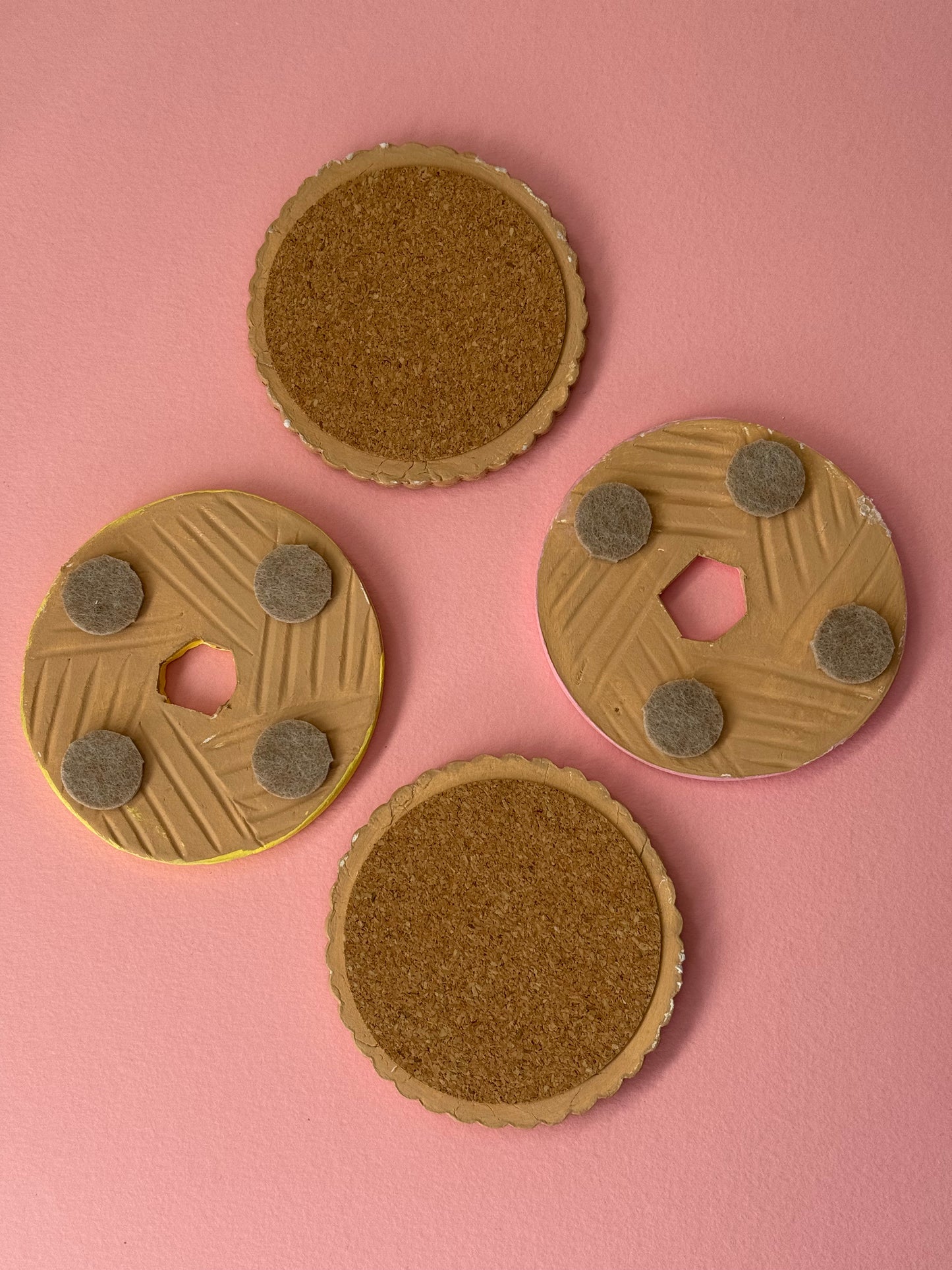 MADE TO ORDER Biscuit Coaster Handmade