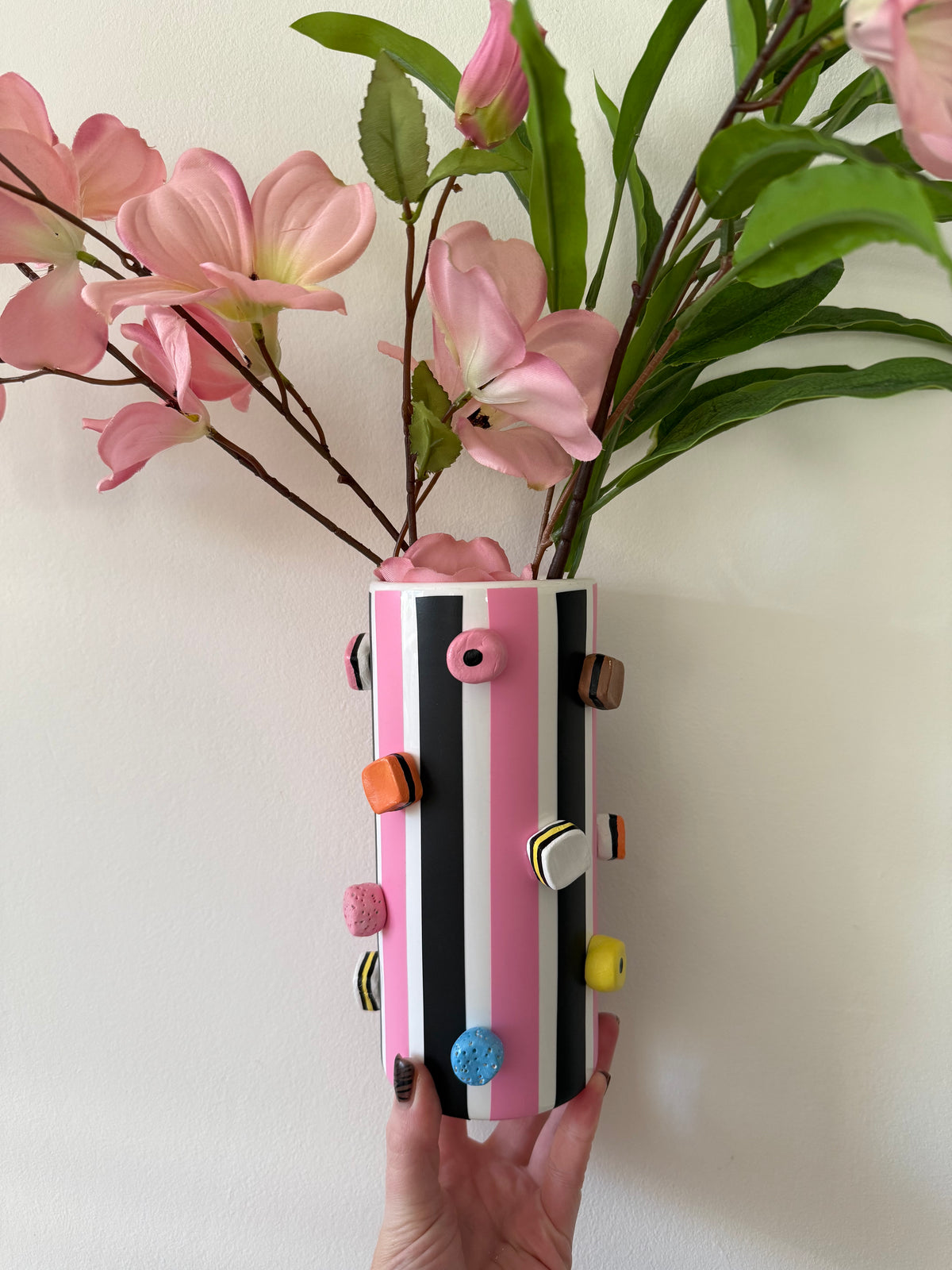 Retro Sweet Tall Ceramic Vase