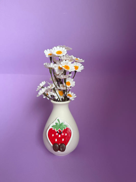 Strawberry Bud Vase