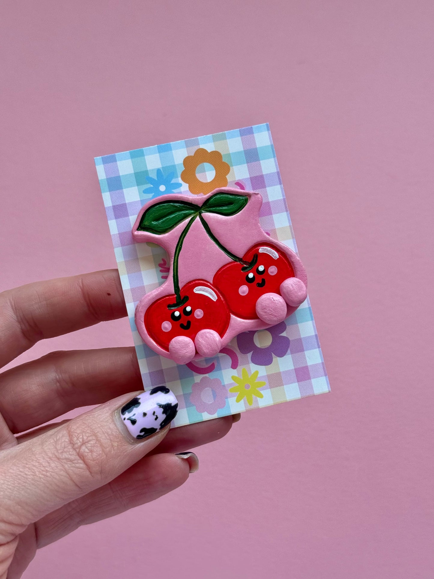Twin Cherries Magnet