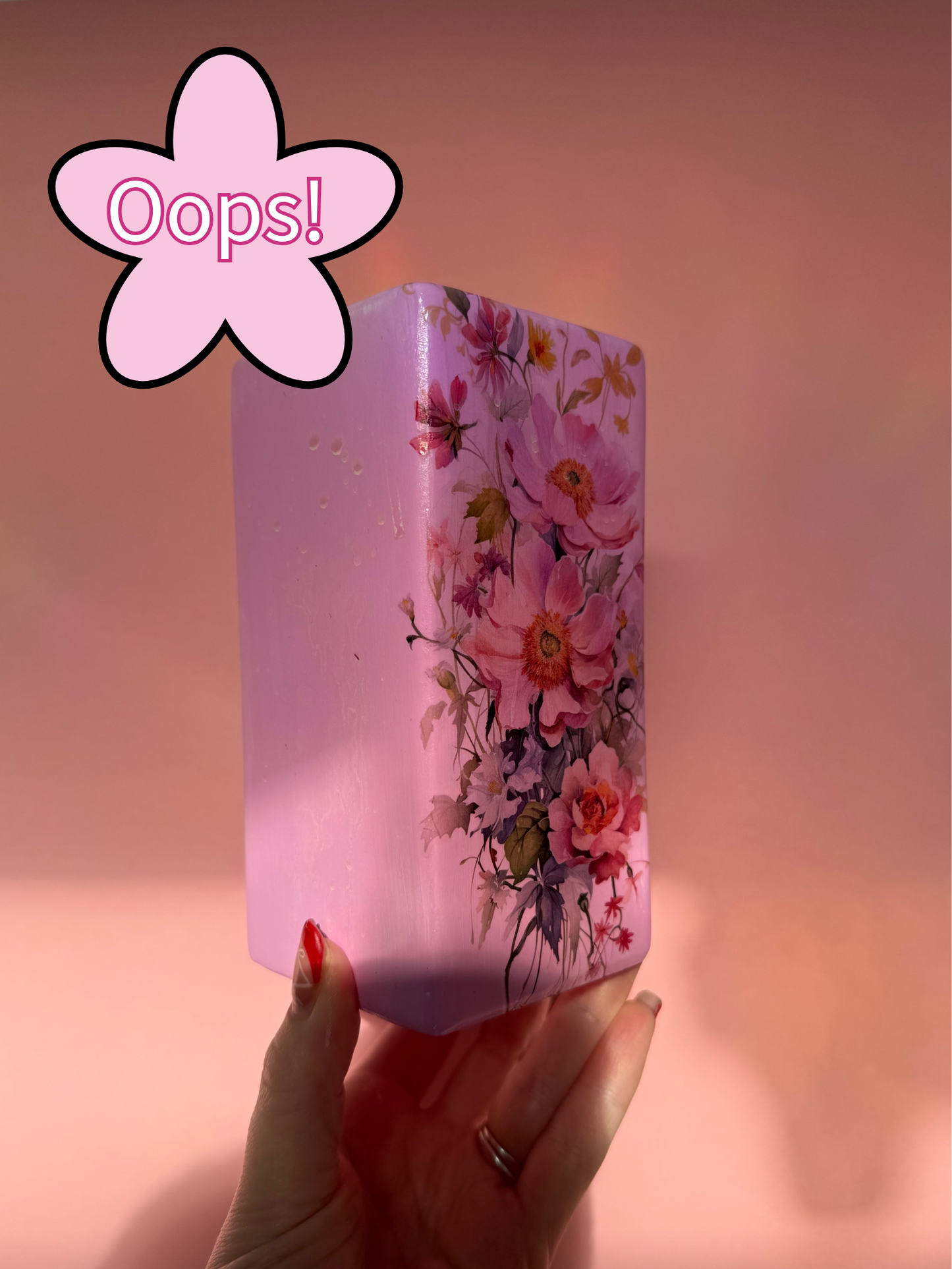 Seconds floral ceramic vase