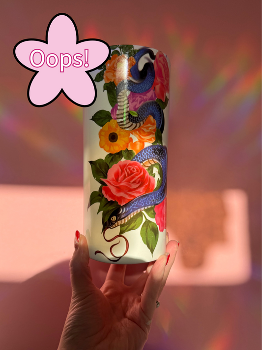 Seconds Floral Snake Vase